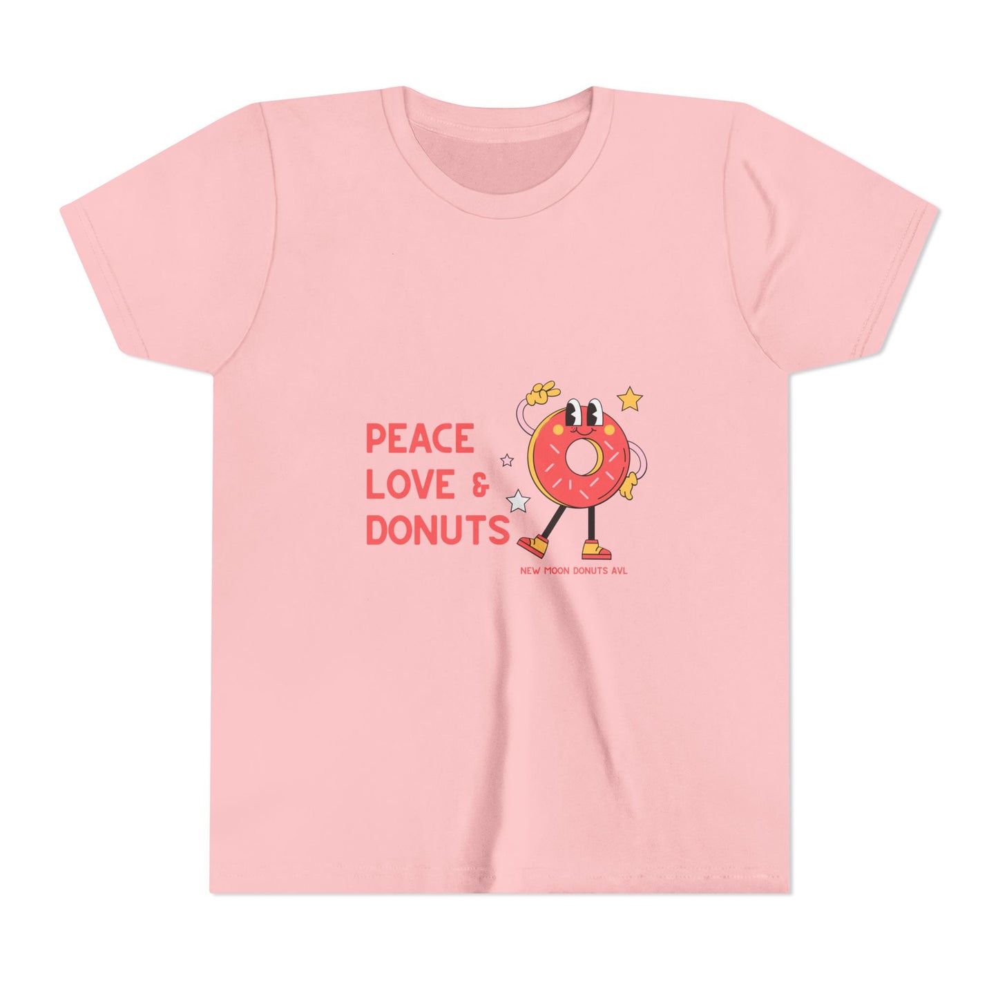 Peace, Love, & Donuts Kids Tee